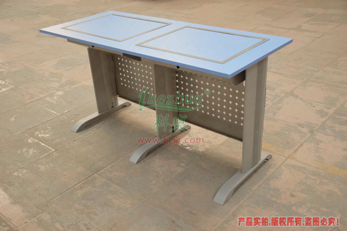 科桌家具,翻转星空影院,双人金属脚架手动箱体翻转星空影院