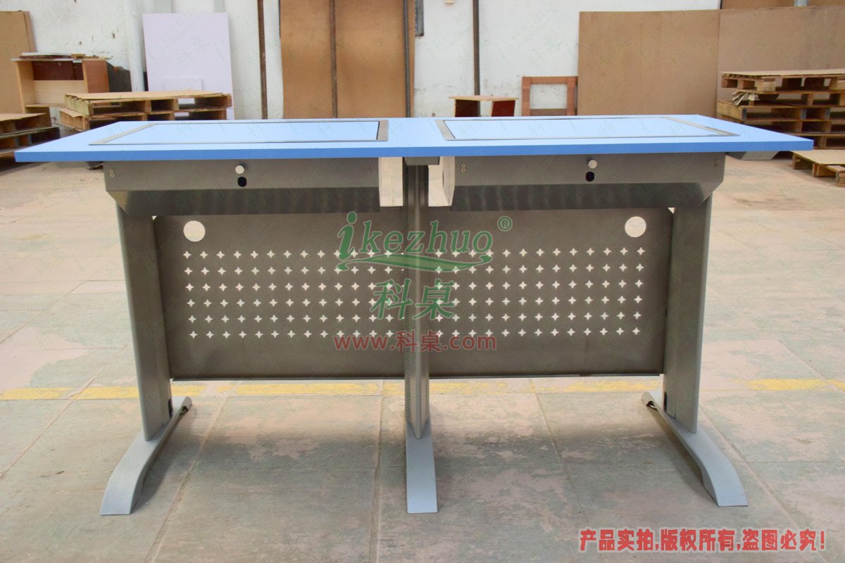 科桌家具,翻转星空影院,双人金属脚架手动箱体翻转星空影院