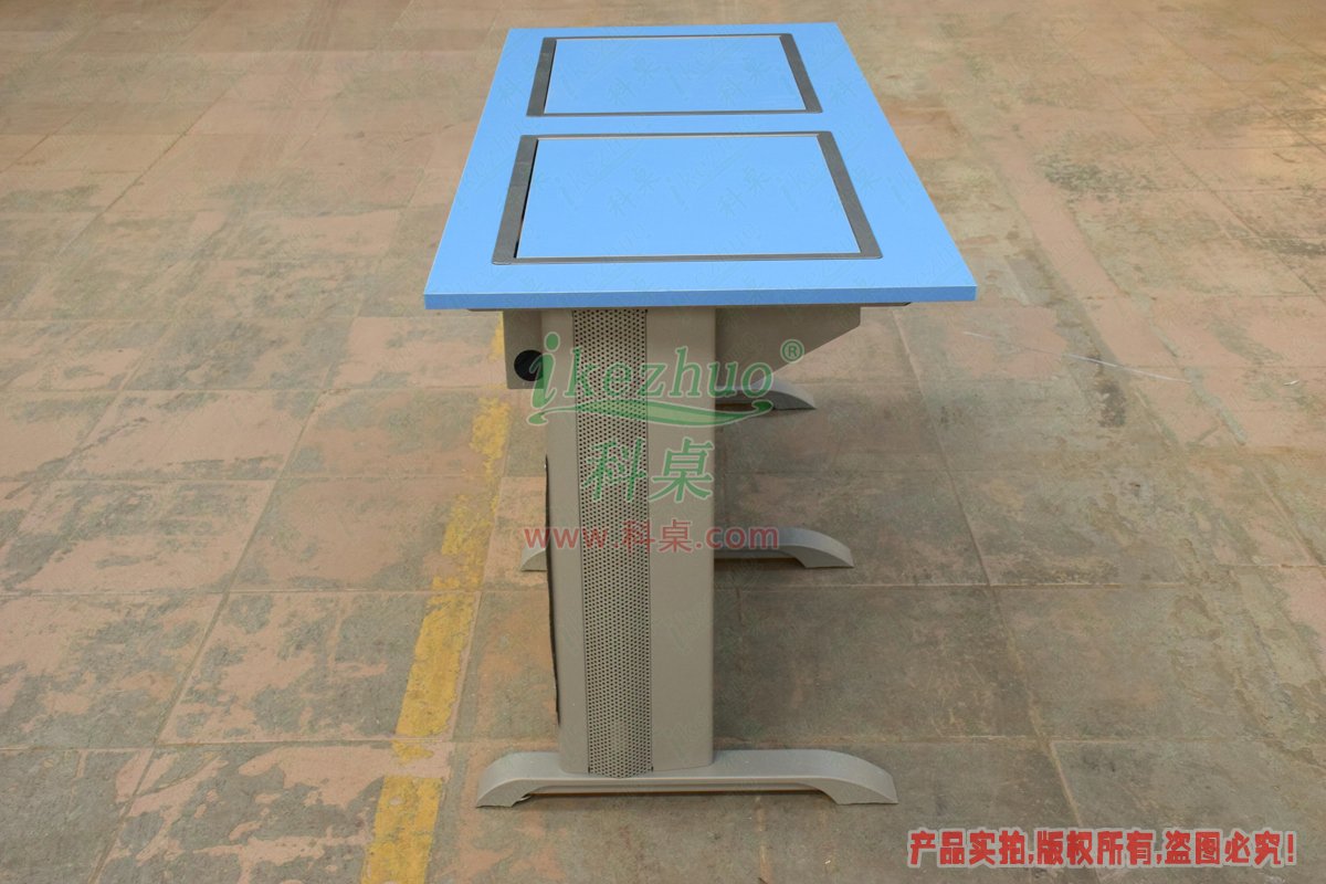 科桌家具,翻转星空影院,双人金属脚架手动箱体翻转星空影院