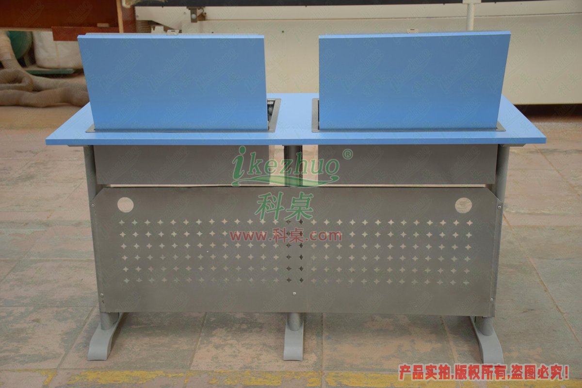 科桌家具,翻转星空影院,双人金属脚架手动箱体翻转星空影院